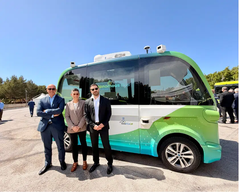 Mapfre Middlesea Supports Launch of Autonomous Bus Pilot Project in Malta
