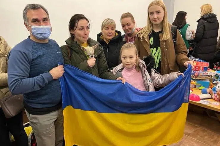 Fundación MAPFRE sends more than 160,000 euros to Ukrainian refugees