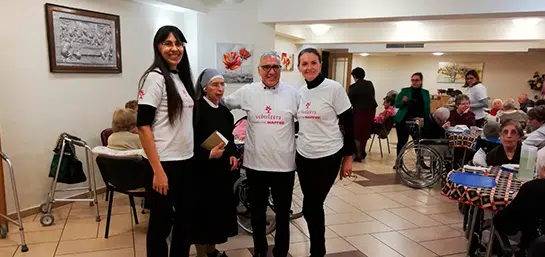 MAPFRE Malta organise party for elderly residents at Little Sisters of the Poor