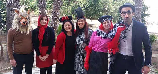 MAPFRE Middlesea employees dress up for carnival in aid of Hospice Malta