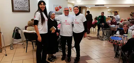 MAPFRE Malta organise party for elderly residents at Little Sisters of the Poor
