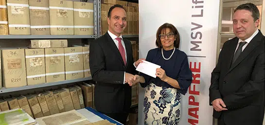 MAPFRE MSV Life supports preservation of historic documents at the Notarial Archives