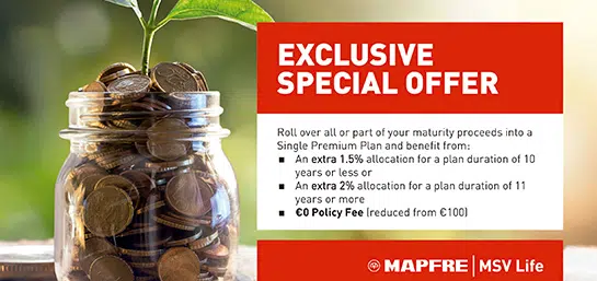 MAPFRE MSV Life p.l.c. announces New Reinvestment Special offer
