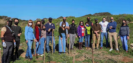 MAPFRE employees plant 1,000 trees in an effort to reduce carbon footprint